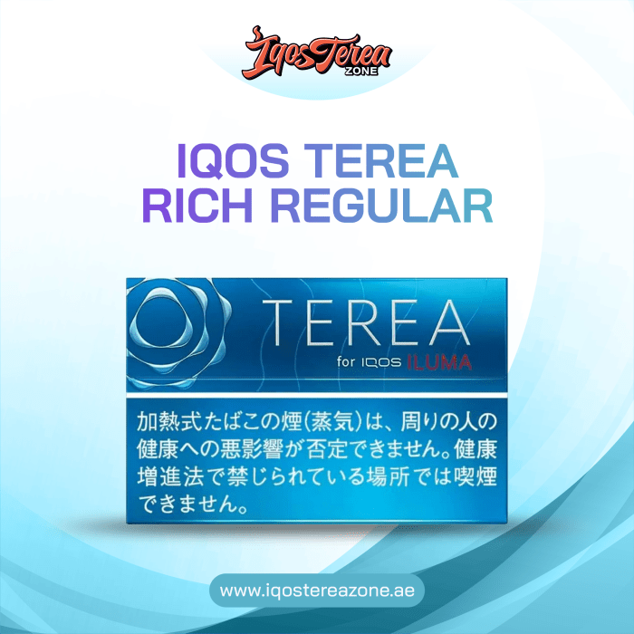 IQOS TEREA Rich Regular (Japan Edition)