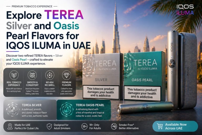 Explore TEREA Silver and Oasis Pearl Flavors for IQOS ILUMA in UAE