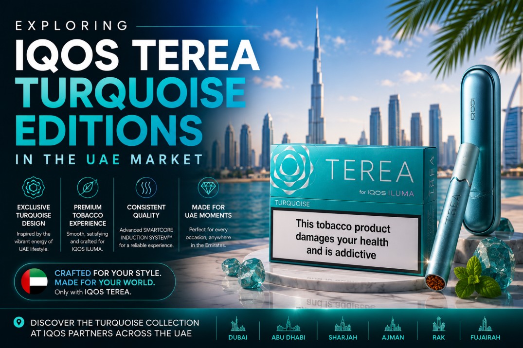Exploring IQOS TEREA Turquoise Editions in the UAE Market