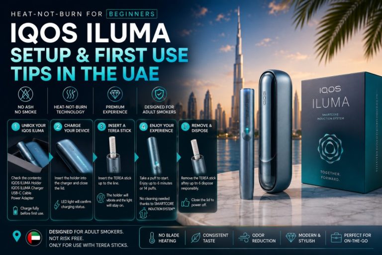 Heat-Not-Burn for Beginners: IQOS ILUMA Setup & First Use Tips in the UAE
