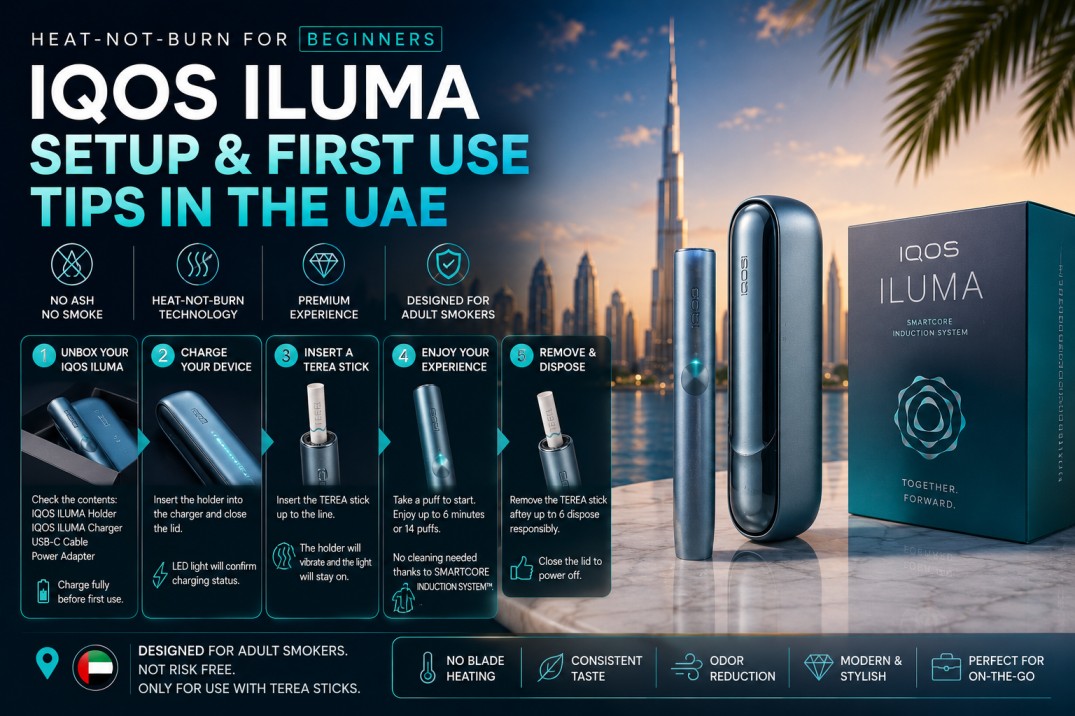 IQOS ILUMA Setup & First Use Tips in the UAE